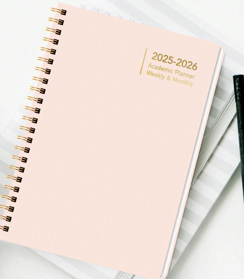 Planner 1pc 2025-2026 Plan Weekly And Monthly Notebook Spiral Day Plan